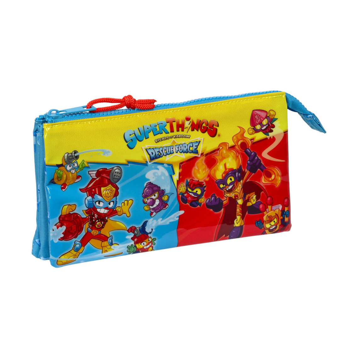 Trigubas penalas SuperThings Rescue force Mėlyna 22 x 12 x 3 cm