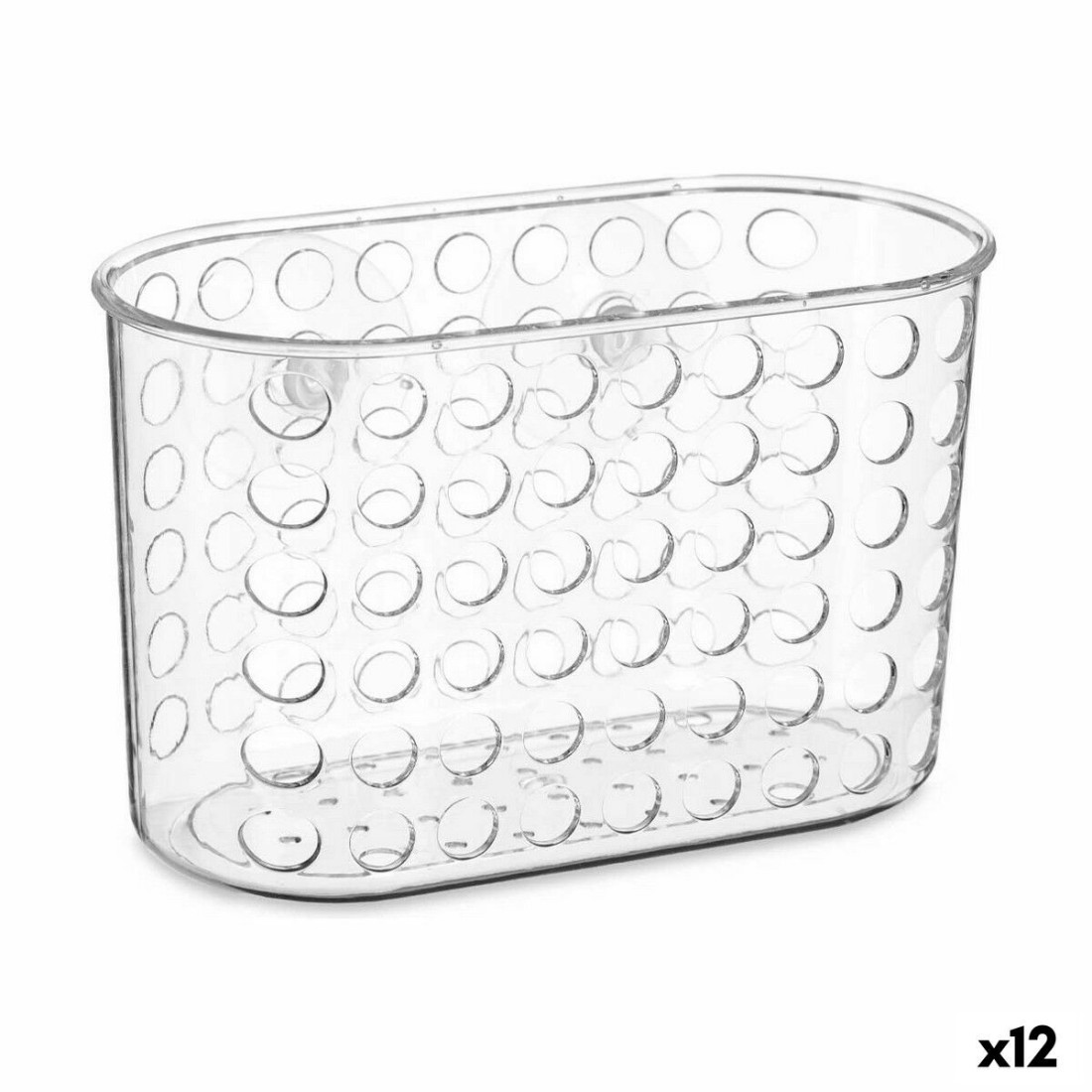 Dušo pakaba 19,3 x 12 x 9 cm Skaidrus Plastmasinis PVC (12 vnt.)