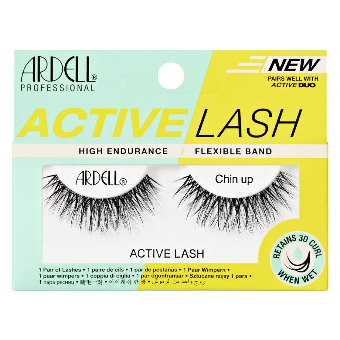 Netikrų blakstienų rinkinys Ardell Active Lashes chin-up