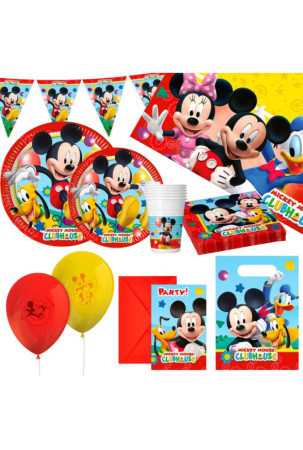 Vakarėlių rinkinys Mickey Mouse 66 Dalys