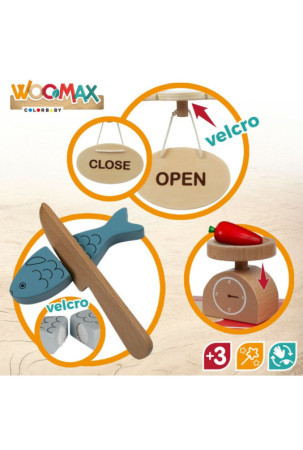 Veiklos centras Woomax 25 Dalys 35 x 52 x 32 cm