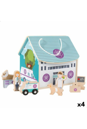 Playset Woomax Veterinaras 9 Dalys 4 vnt. 19 x 18 x 19 cm