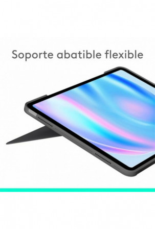 Planšetės dėklas Logitech iPad Air 2024 Pilka Ispaniška Qwerty QWERTY