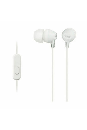 Ausinės su mikrofonu Sony MDREX15APW.CE7 in-ear Balta