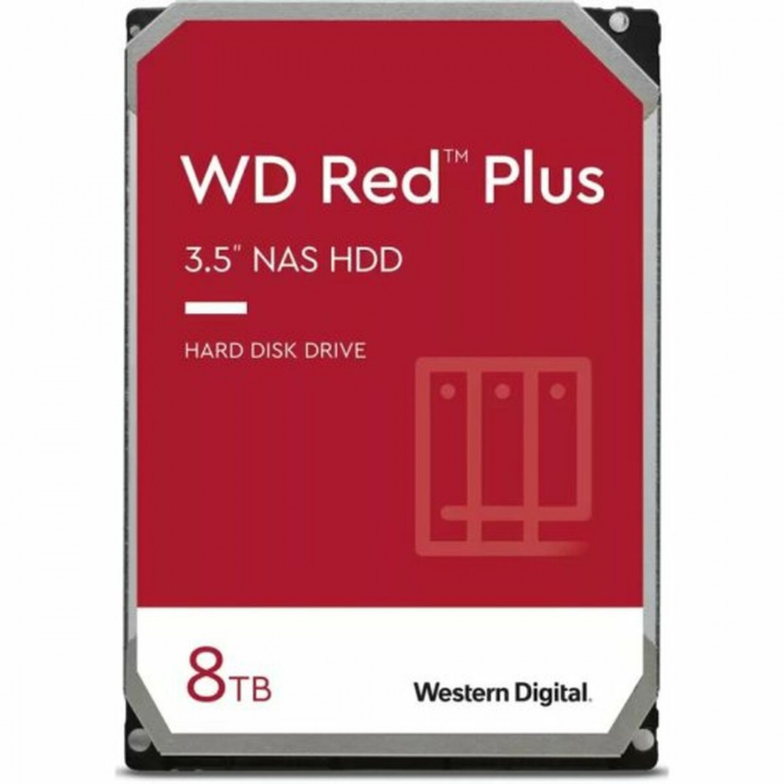 Kietasis diskas Western Digital Red Plus 3,5" 8 TB