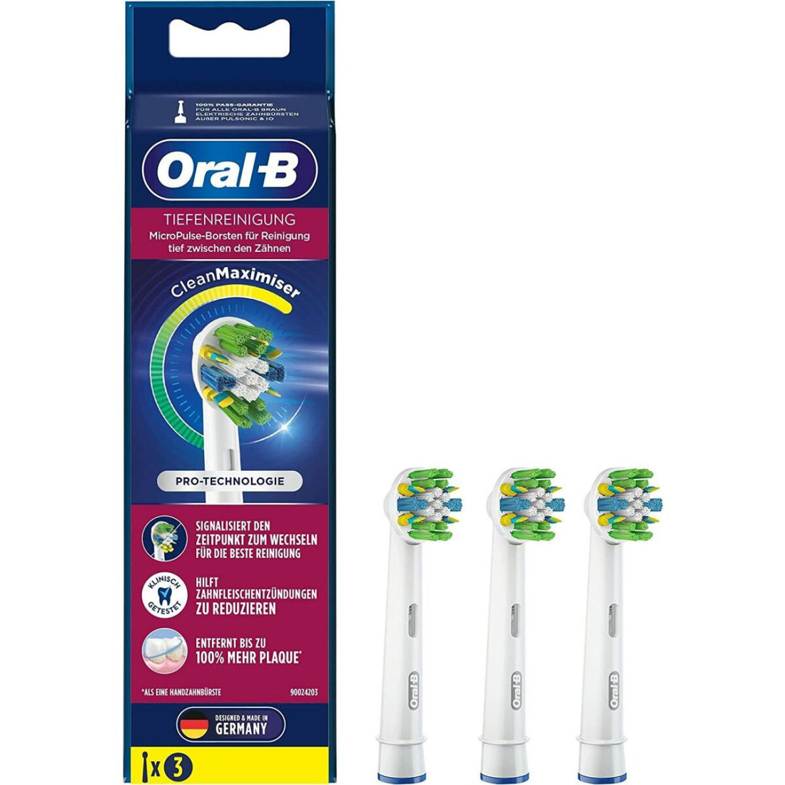 Pakeičiama galvutė Oral-B Floss Action 3 vnt.