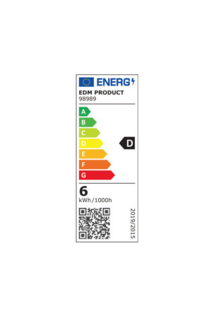 LED lemputė EDM Linijinis R7s 5,5 W 600 lm 4000 K D Ø 1,5 x 7,8 cm