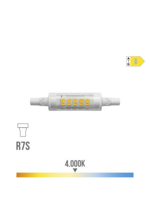 LED lemputė EDM Linijinis R7s 5,5 W 600 lm 4000 K D Ø 1,5 x 7,8 cm