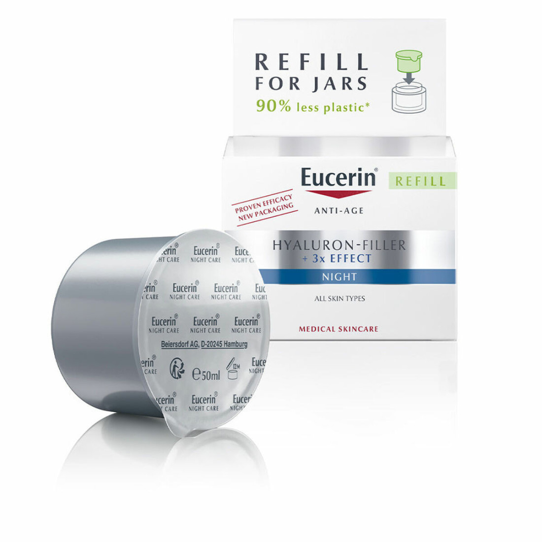 Naktinis kremas Eucerin Hyaluron Filler 50 ml