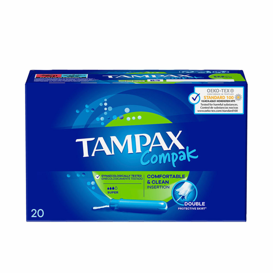 Super tamponai Tampax Compak 20 vnt.