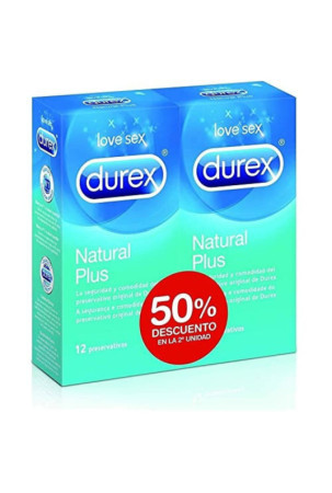 Prezervatyvai Durex Natural Plus 24 vnt.