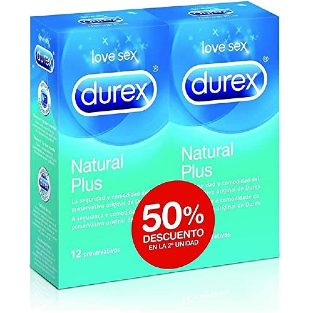 Prezervatyvai Durex Natural Plus 24 vnt.