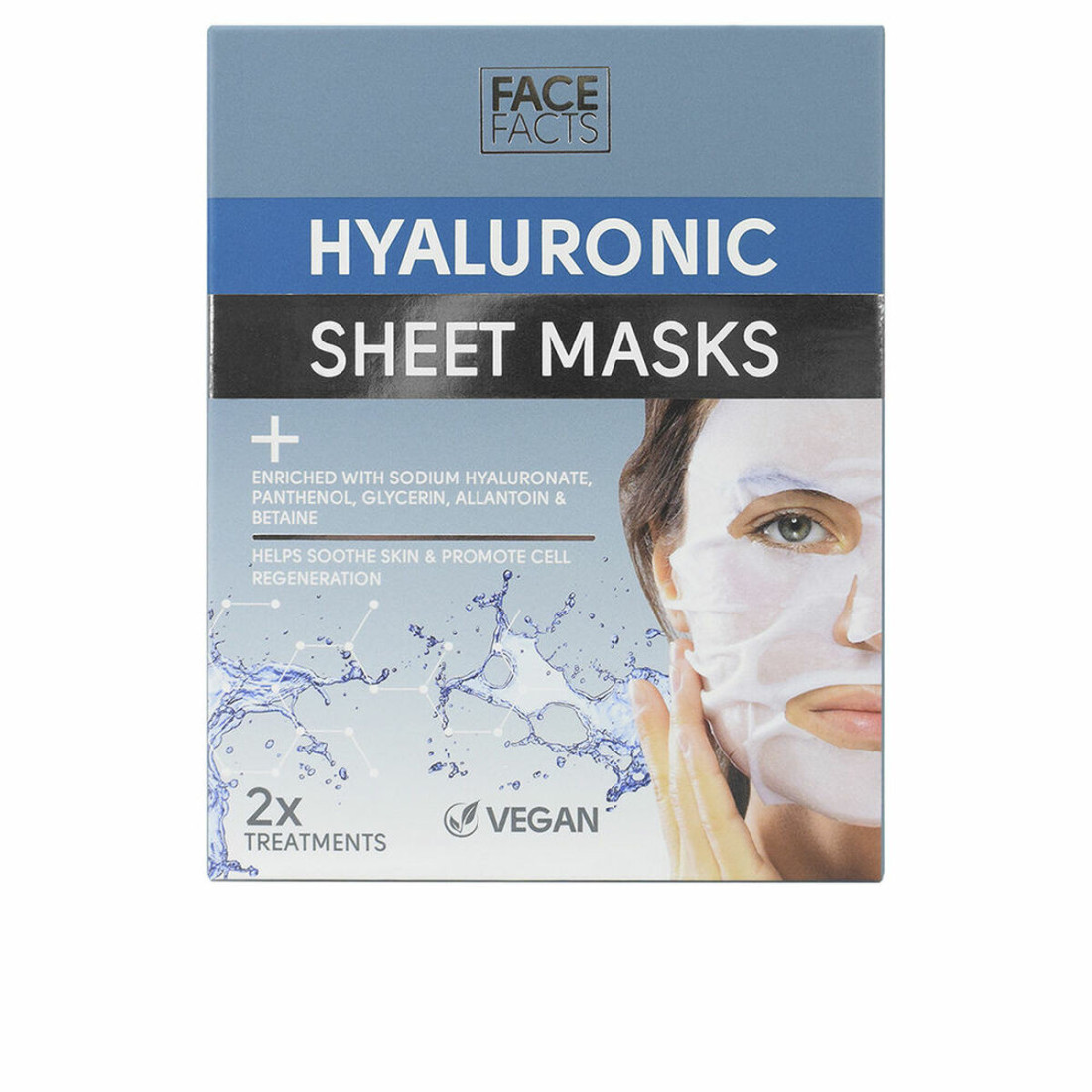 Veido kaukė Face Facts Hyaluronic 20 ml