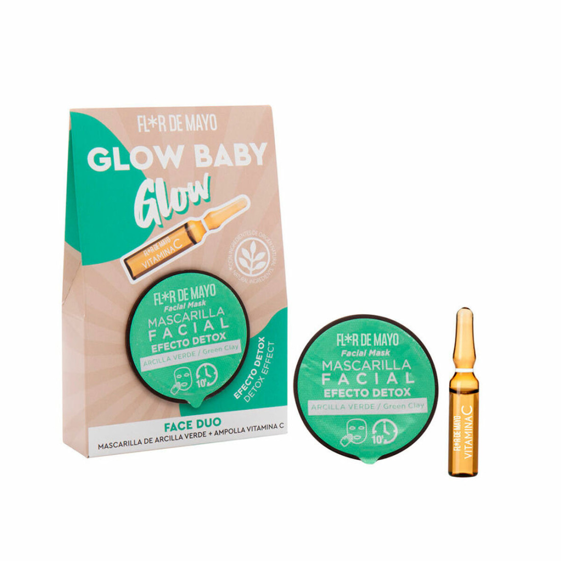 Moteriškos kosmetikos rinkinys Flor de Mayo Glow Baby Glow 2 Dalys