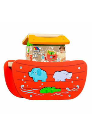 Playset Moltó Noah's ark Medžio 17 Dalys