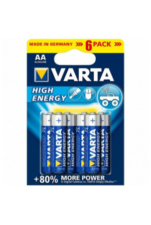 Šarminė baterija Varta 4906121446 AA High Energy 1.5 V (6 Dalys)