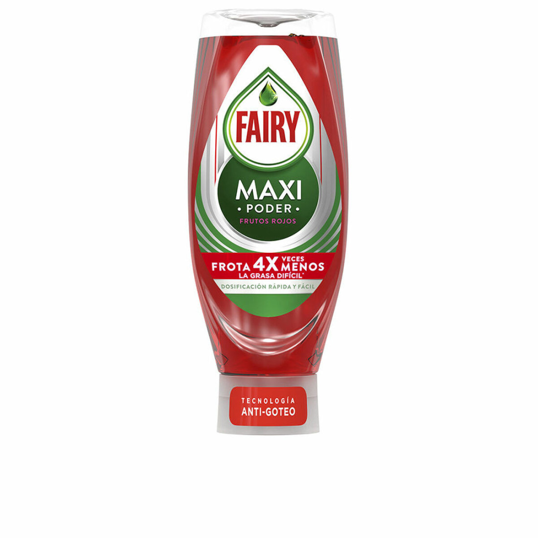 indų plovimo skystį Fairy Maxi Poder Raudonos uogos 640 ml