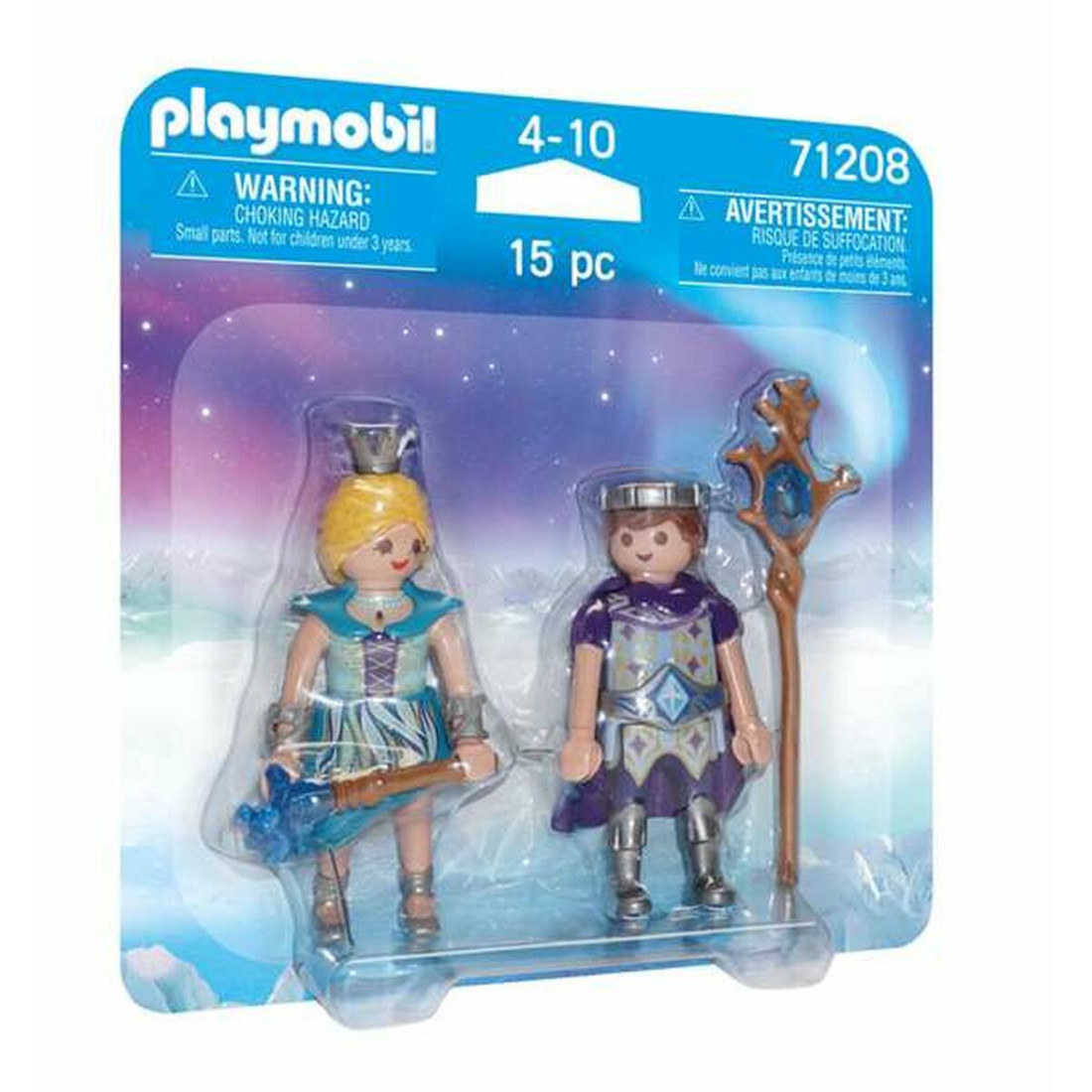 Figūrėlės su judančiomis kojomis ir rankomis Playmobil 71208 Princas Princesė 15 Dalys Duo