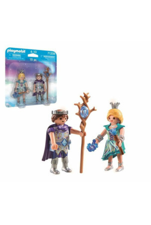 Figūrėlės su judančiomis kojomis ir rankomis Playmobil 71208 Princas Princesė 15 Dalys Duo