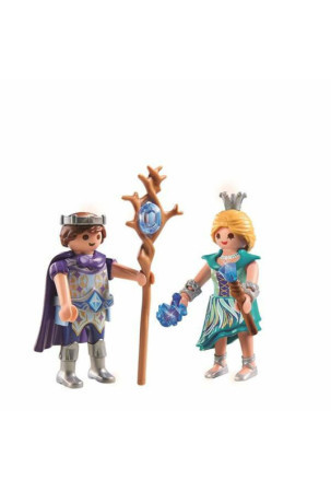 Figūrėlės su judančiomis kojomis ir rankomis Playmobil 71208 Princas Princesė 15 Dalys Duo