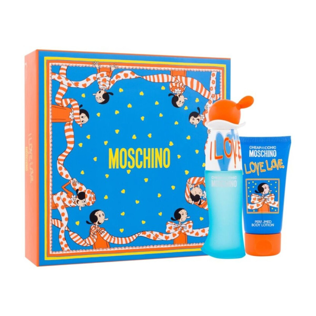 Moteriškų kvepalų rinkinys Moschino EDT I Love Love 2 Dalys