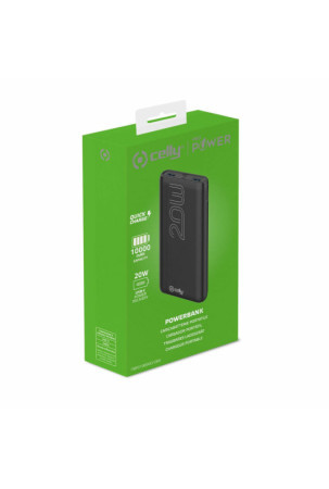 Powerbank Celly PBPD10000EVOBK Juoda