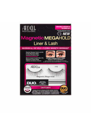 Netikrų blakstienų rinkinys Ardell Magnetic Megahold Liner & Lash Nº 110