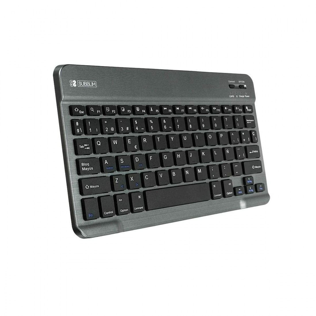 Klaviatūra Subblim SUB-KBT-SM0002 Pilka Ispaniška Qwerty