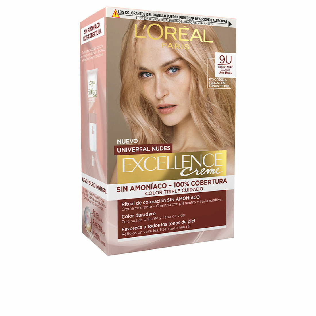 Ilgalaikiai dažai L'Oreal Make Up Excellence Nº 9U Labai lengvai blondinė