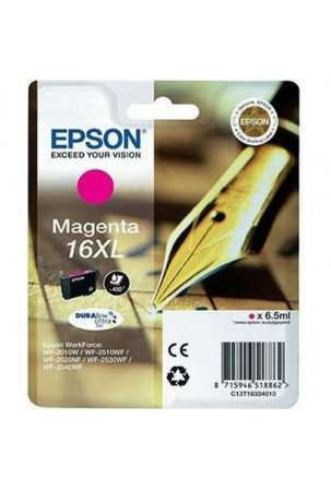 Originali rašalo kasetė Epson DURABRITE ULTRA INK - Nº16XL Rožinė (10 vnt.)