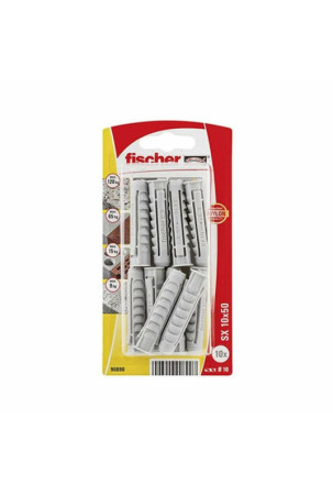 Dygliai Fischer SX 90890 Nailonas 10 x 50 mm (10 vnt.)