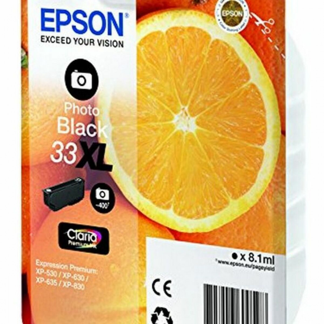 Originali rašalo kasetė Epson C13T33614012 Juoda