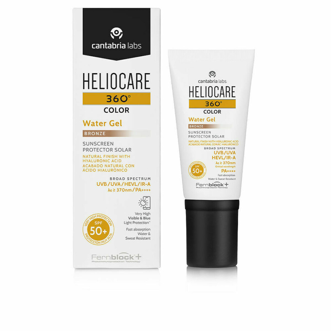 Apsauga nuo saulės su spalva Heliocare Color Gelis Bronzinis Spf 50 50 ml