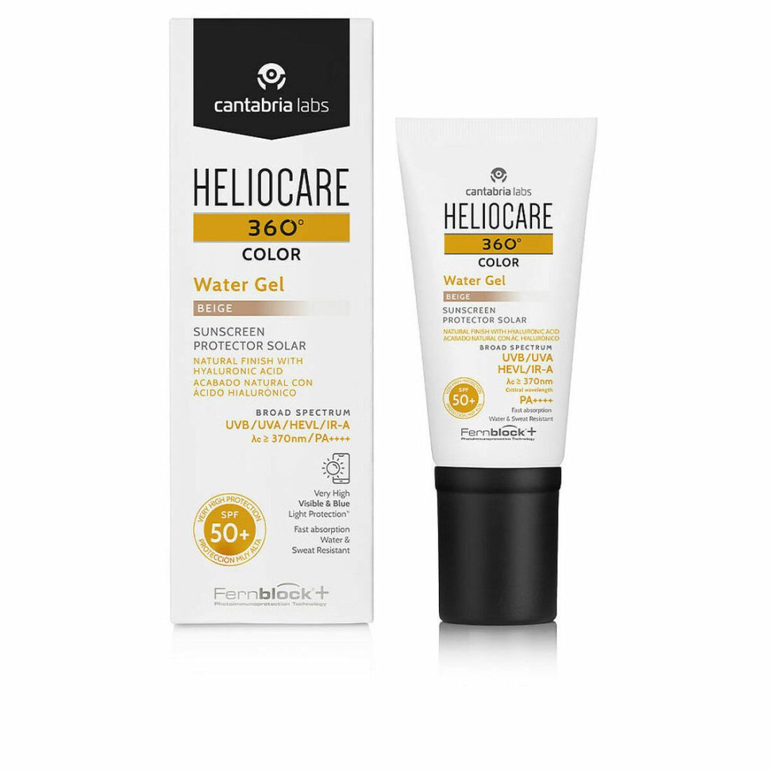 Apsauga nuo saulės su spalva Heliocare Color Gelis Rusvai gelsva Spf 50 50 ml