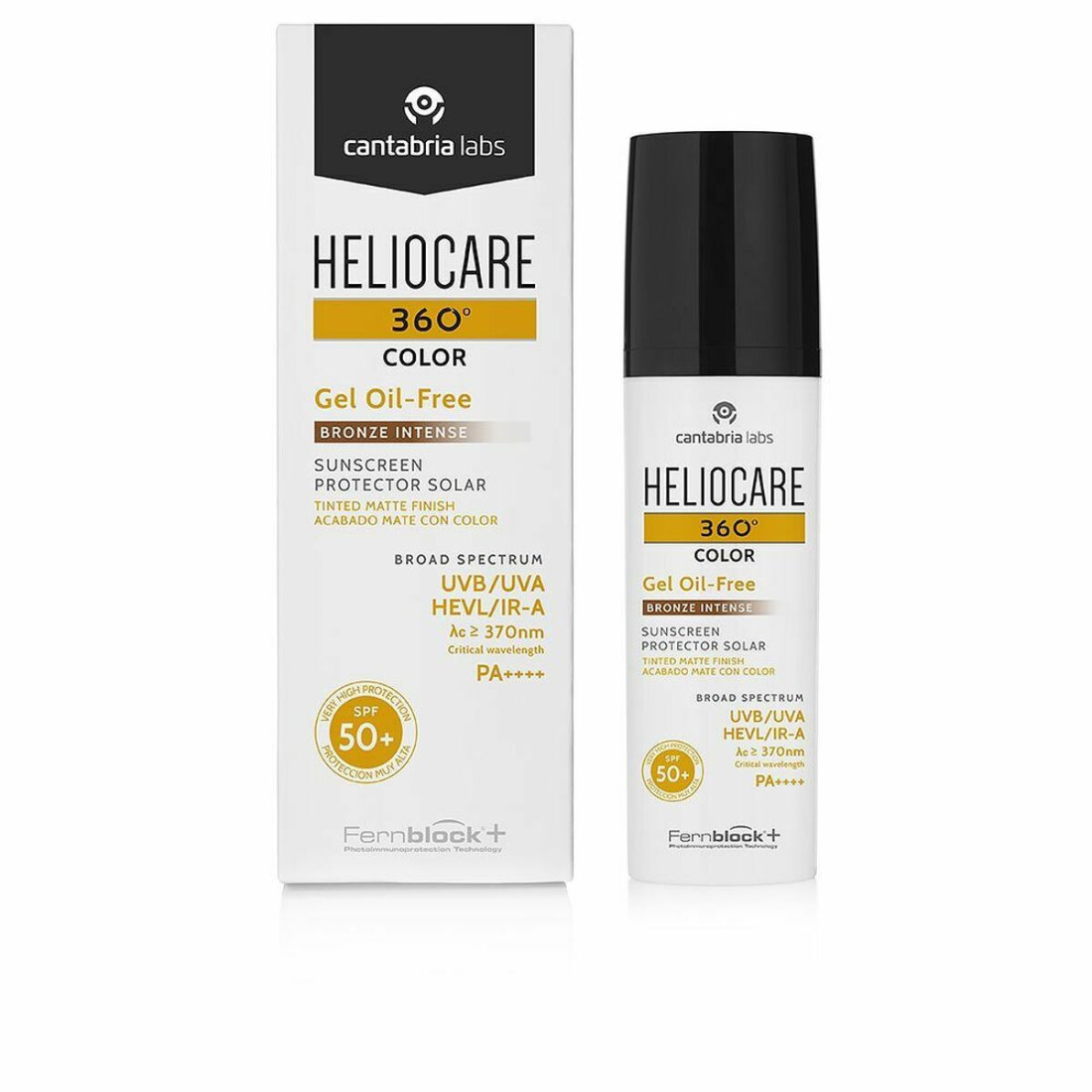 Apsauga nuo saulės su spalva Heliocare 360º Bronzeris Spf 50 50 ml