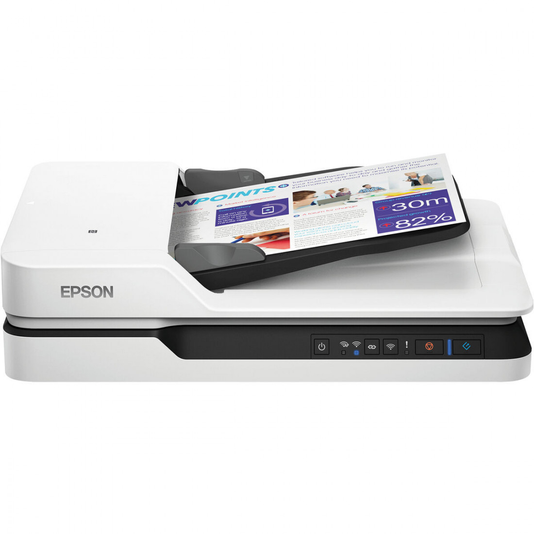 Dvipusis Wi-Fi skeneris Epson WorkForce DS-1660W 1200 dpi LAN