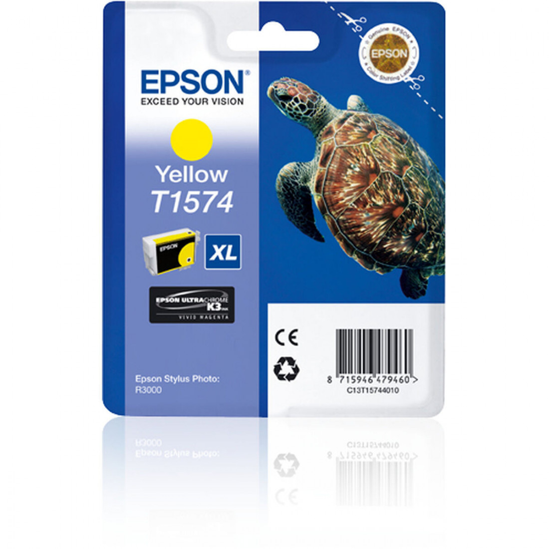 Originali rašalo kasetė Epson C13T15744010 Geltona