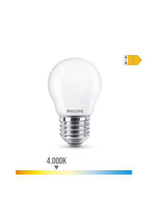 LED lemputė Philips Sferinis E 6,5 W E27 806 lm 4,5 x 7,8 cm (4000 K)