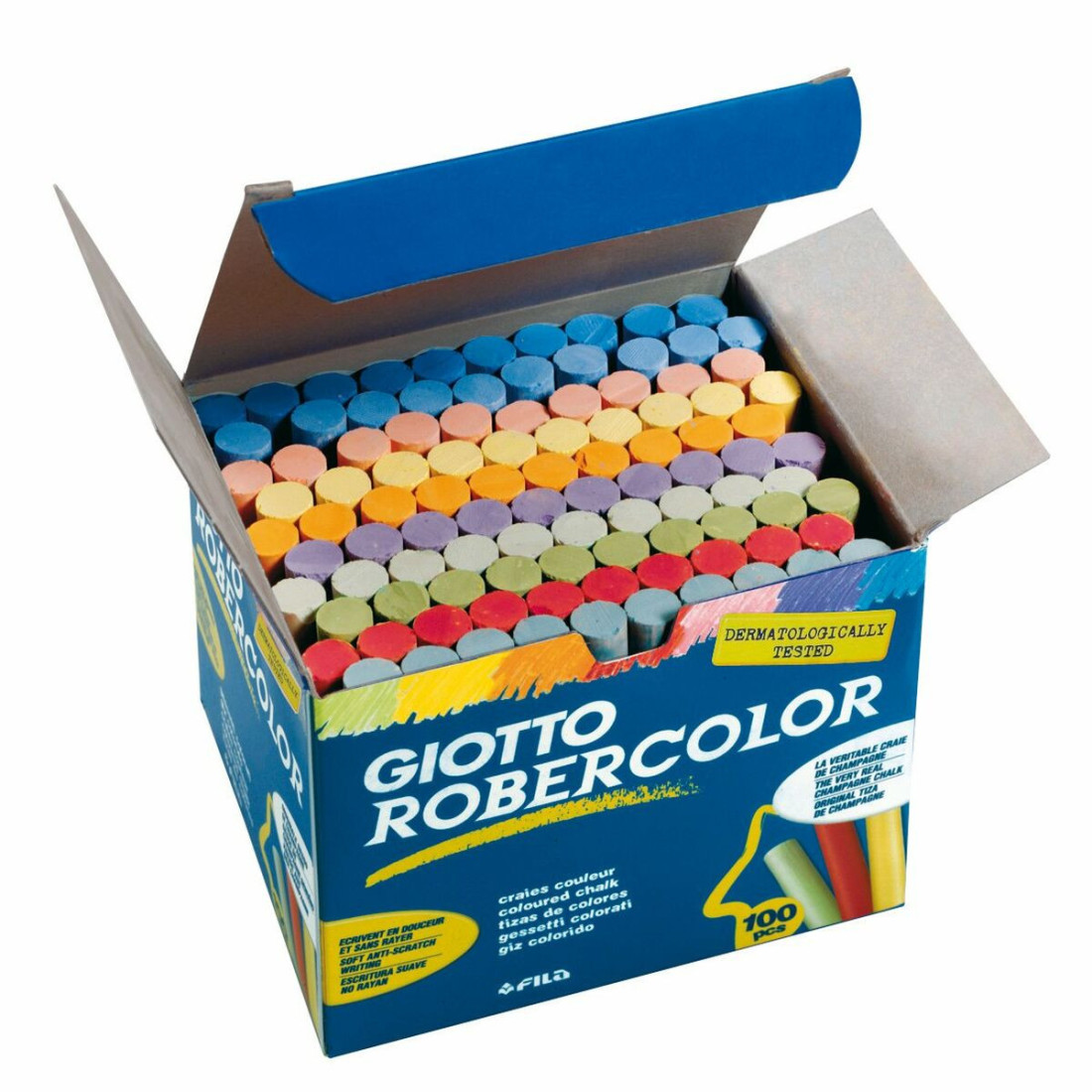 Kreidelės Giotto Robercolor Spalvotas (100 Dalys) Apsauga nuo dulkių 100 Dalys