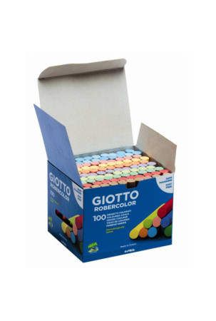 Kreidelės Giotto Robercolor Spalvotas (100 Dalys) Apsauga nuo dulkių 100 Dalys