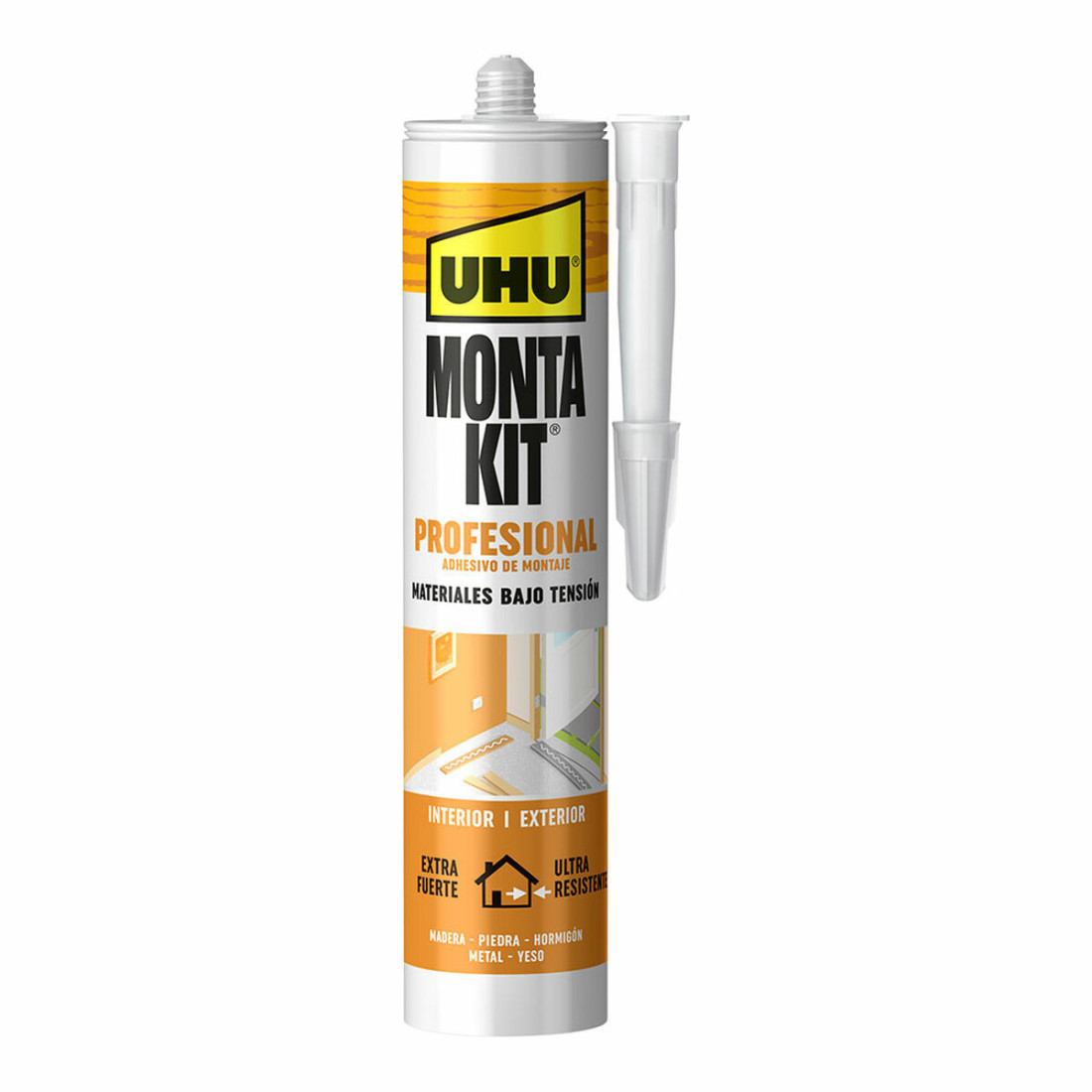 Sandariklis / klijai UHU 6310640 Montakit Profesionalus Balta 350 g