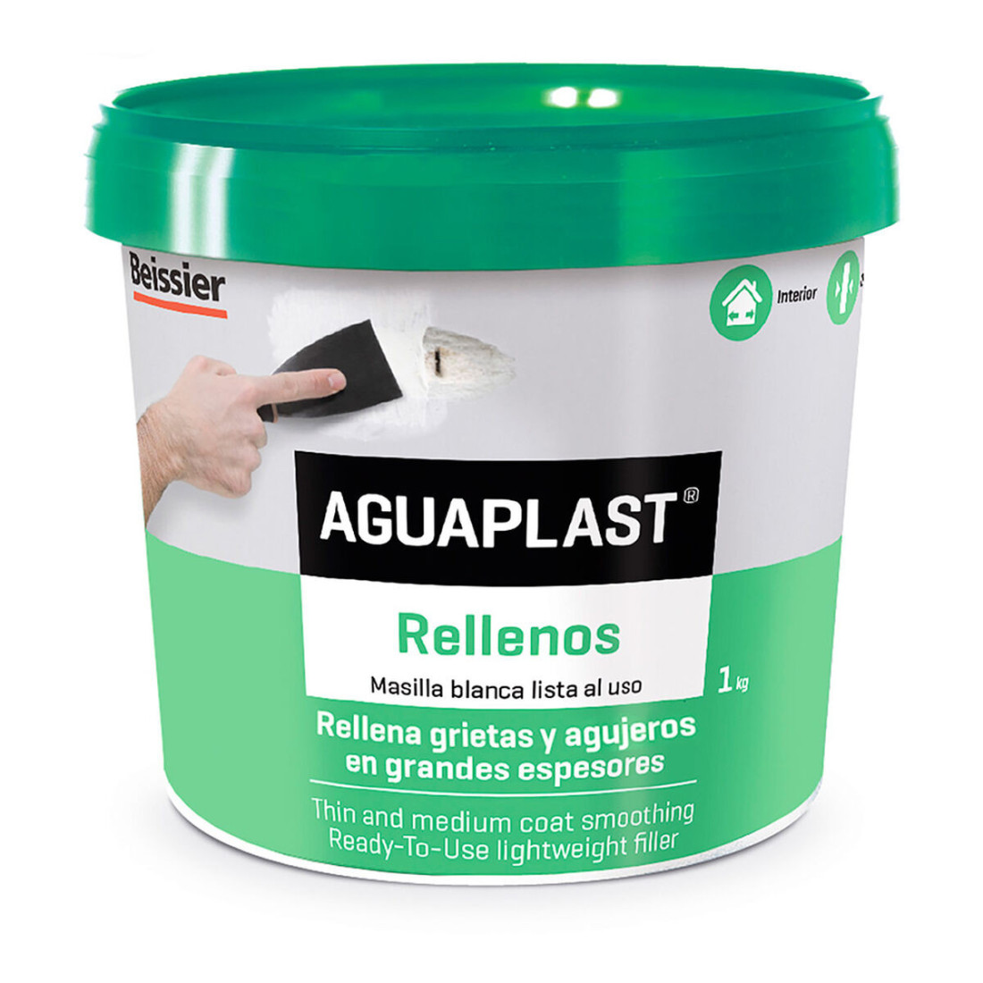 Glaistas Aguaplast 70059-003 Užpildymas Balta 1 kg