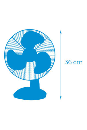 Stalinis ventiliatorius EDM Balta 25 W Ø 23 x 36 cm