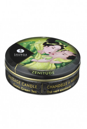 Masažo tepalas Shunga Exotic Green Tea Žalia arbata 30 ml