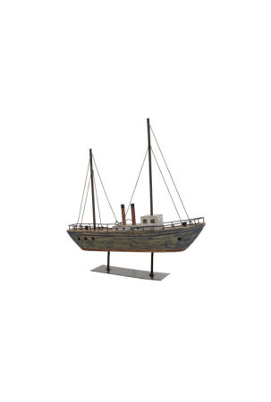 Dekoratyvinė figūrėlė DKD Home Decor 37,5 x 8,5 x 41 cm Sendinta apdaila Spalvotas Barco