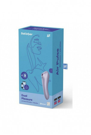 Klitorio siurbimo stimuliatorius Satisfyer Dual Pleasure Purpurinė