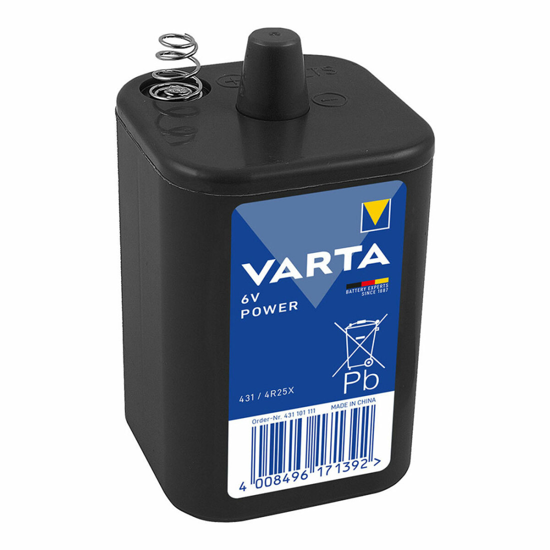 Akumuliatorius Varta 431 4R25X Cinkas 6 V