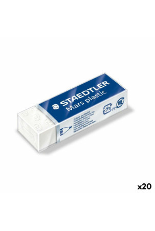 Trintukas Staedtler Balta 6,5 x 2,3 x 1,3 cm (20 vnt.)