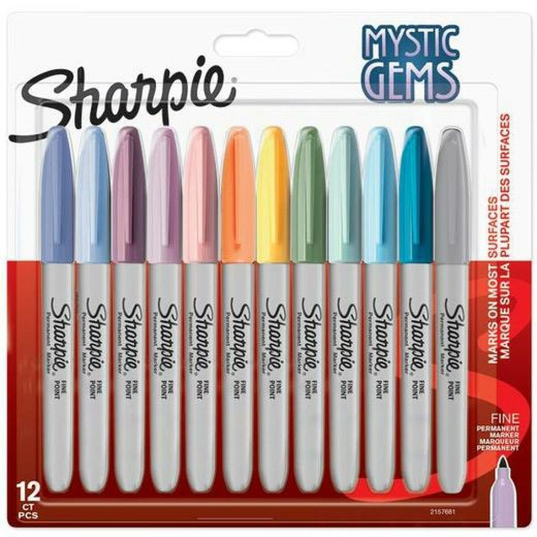 Žymeklių rinkinys Sharpie Mystic Gems 12 Dalys Pyragai