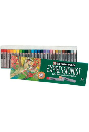 Set of soft pastel chalks Talens Sakura CRAY-PAS EXPRESSIONIST 25 Dalys Spalvotas